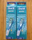 6 ORAL-B Sonic Complete Replacement Toothbrush Brush Heads Vitality S200 S320