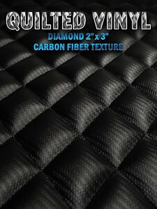 Quilted Vinyl Carbon Fiber Texture Diamond 2