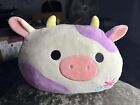 RARE CLAIRE COW SQUISHMALLOW PURPLE STACKABLE KELLYTOY 12