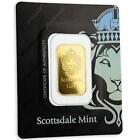 10 gram .9999 Gold Bar - Sealed in Certi-LOCK COA by Scottsdale Mint #A376