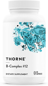 THORNE B-Complex #12 - Vitamin B Complex with Active B12 and Folate - 60 Capsule