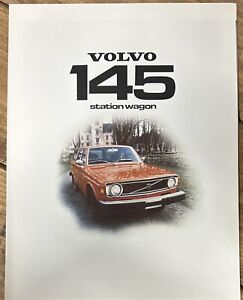 NEW OLD STOCK 1974 VOLVO 145 SALES BROCHURE ~ NEAR MINT ~ 6 PAGES ~ 8.5