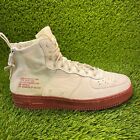 Nike SF Air Force 1 Mid Mens Size 11 Ivory Athletic Shoes Sneakers 917753-100