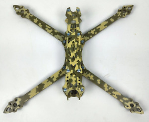 FPV drone UKRAINE war frame only 7 inch LOGO. pixel camouflage. fiberglass