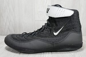 RARE Sample Nike Inflict Black Wrestling Shoes Mens Size 11 325256-015