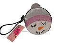 Betsey Johnson Luv Betsey Snowman Coin Purse Wristlet New!