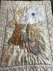 Vintage Winnie The Pooh Classic Nursery Crib Blanket Comforter Quilt