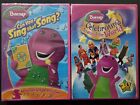 Barney Can You Sing that Song? & Celebrating Around the World DVD Lot NEW SEALED
