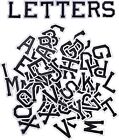 Black Letter Patch Patches Iron On Patch Badge Transfer Fabric Letters A-Z US