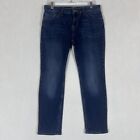 Lee Riders Womens Jeans Modern Midrise Skinny Size 8 Petite Mid Rise Blue Denim