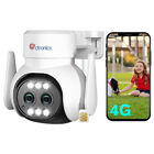 Ctronics 3G/4G LTE Cellular Security Camera with Dual Lens (Auto Tracking &Zoom）