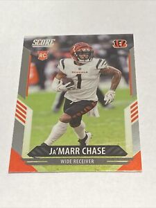 New Listing2021 Panini Chronicles Football Score Silver Holo SP #412 JaMarr Chase Rookie