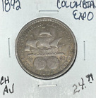 1892 EXPO COMMEMORATIVE SILVER HALF DOLLAR - CH/AU ~NICE COIN~