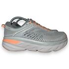 Hoka One One Bondi 7 Women's Size 8.5 D Wide Gray Peach Running Shoes