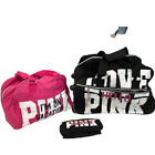 VS PINK 3 piece travel roller luggage set carry on SHELF 4986