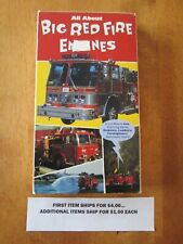 VHS Tape  All About Big Red Fire Engines    $2.85   Ship $4/$1