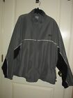 Reebok Men's Windbreaker Jacket Size 3X, Gray Full Front Zip, Lined