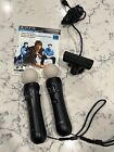 PLAYSTATION MOVE BUNDLE PS3, demo disc, Camera, 2 Move Controllers Tested