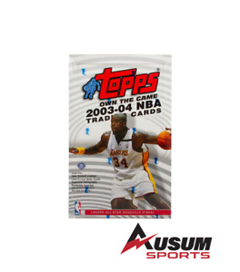 2003-04 Topps Basketball NBA Factory Sealed Trading Cards 36-Pack Hobby Box