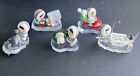 Lot Of 5 Hallmark Frosty Friends Ornaments 1992,1993,1994,1995,1996 No Boxes