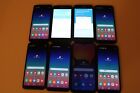 Lot of 9  Used Samsung Galaxy Mixed Models for re-sale and parts