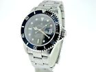 Rolex Submariner Date Stainless Steel Watch Black Bezel Dial SEL No Holes 16610T
