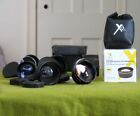 Lot of  9 Accessory Camera Lens Olympus, Focal, XIT some with Cases