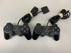 2x Sony PS2 OEM PlayStation DualShock 2 Controller SCPH-10010 | O362