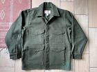 Vintage Mens FILSON Forest Green Mackinaw Wool Cruiser Jacket 42 USA Made