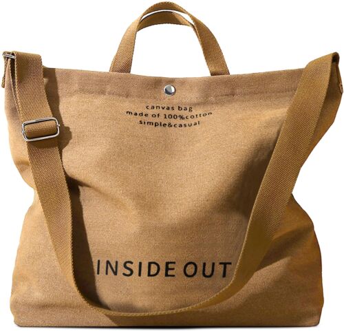 UNLOCKCUP Tote Bag for Women Large Canvas Bag Women Gift Fashion Crossbody 16...