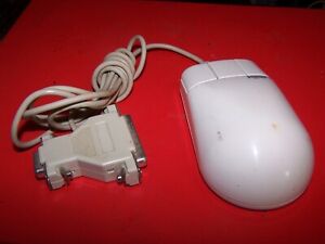 Vintage Kraft Two ButtonSerial   Mouse for PC - DB25 an & DB9 Connector