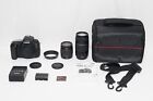 Canon EOS 5D Mark IV 30.4 MP Digital SLR Camera GREAT WORKING + TWO Canon Lenses