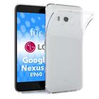 LG Google Nexus 4 - E960 Case Silicone Back Cover Cell Phone Protection Transparent