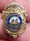 Vintage Obsolete West Virginia Trooper State Police Pin