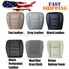 For 2002-2007 Ford F250 F350 Super Duty Lariat Front Bottom Leather Seat Cover (For: More than one vehicle)