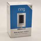 Ring Stick Up Cam 3rd Gen Battery Powered White Indoor Outdoor Security Wireless