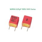 0.01uF 100V FKP2 WIMA 103/10n/0.01u Audio Film Capacitor Pitch 5mm 5% copper pin