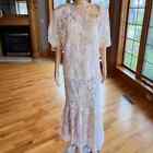 Yoly Munoz Iv 2pc Lace Top Skirt Formal Mothers Wedding Dress Bridal Gown Size 8