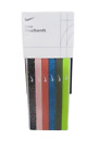 NWT Nike Graphic Headbands 6-Pack OSFM Multi-Color N0002545