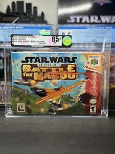 Star Wars Episode 1 I Battle for Naboo New Nintendo 64 N64 Sealed WATA VGA 85+