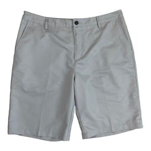 Adidas Climalite Shorts Mens 36 Gray Casual Performance Golf Chino 10