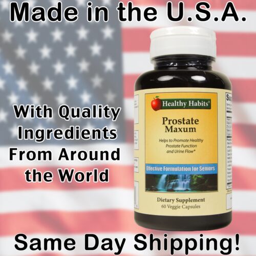 Prostrate Maxum Promotes Healthy Prostrate Function 60 Caps Healthy Habits