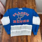 New ListingVintage St Louis Blues Sweatshirt Mens Small Blue NHL Hockey Casual 90s