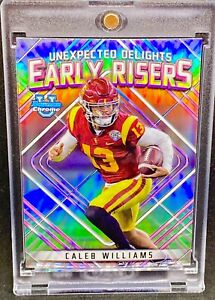 CALEB WILLIAMS ROOKIE REFRACTOR RC Silver Holo SP Insert USC - INVEST