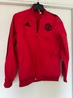 adidas Manchester United FC Anthem Jacket Football Soccer Red DX9073 (Youth L)