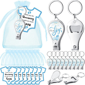 108 Pcs Baby Shower Favors for Guests 36 Baby Nail Clipper Bottle Opener Keychai