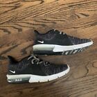 Nike Air Max Sequent 3 Black Gray Running Shoes Women’s Size 8