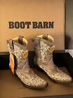 NWT Corral Western boots 7.5 women Brown Embroidered