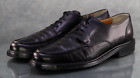 Salvatore Ferragamo Men's Dress Shoes Size 11 D Leather Black Made In Italy