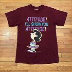 Vintage 90s Snoopy Peanuts Lucy Van Pelt Attitude Tee T-Shirt Charlie Brown